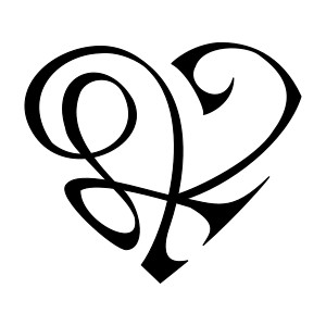 L+K heart tattoo photo