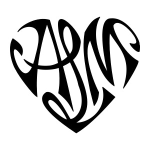 A+L+M heart tattoo