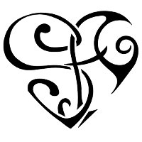 S+A heart tattoo: Union