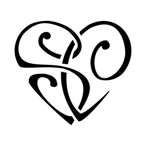 S+C heart tattoo photo