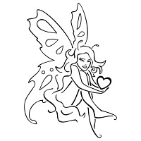 Butterfly fairy tattoo