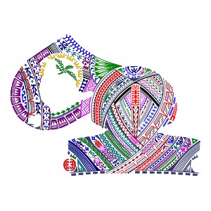 Polynesian union and protection armband
tattoo