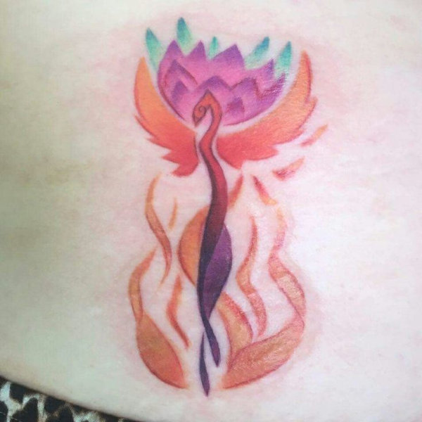 Caroline - phoenix lotus tattoo photo