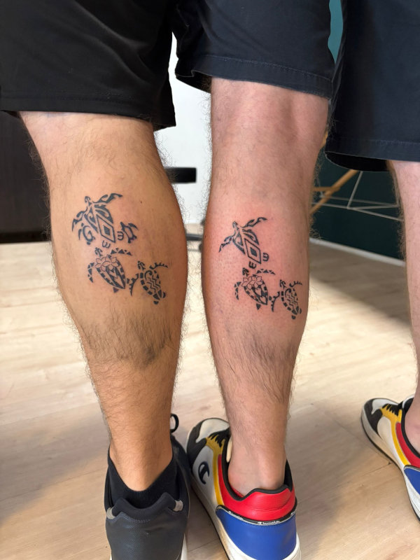 Giorgio - 3 turtles tattoo