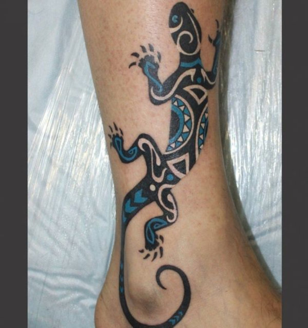 Sergey - lizard tattoo