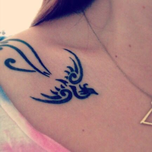 Sonya - small phoenix tattoo