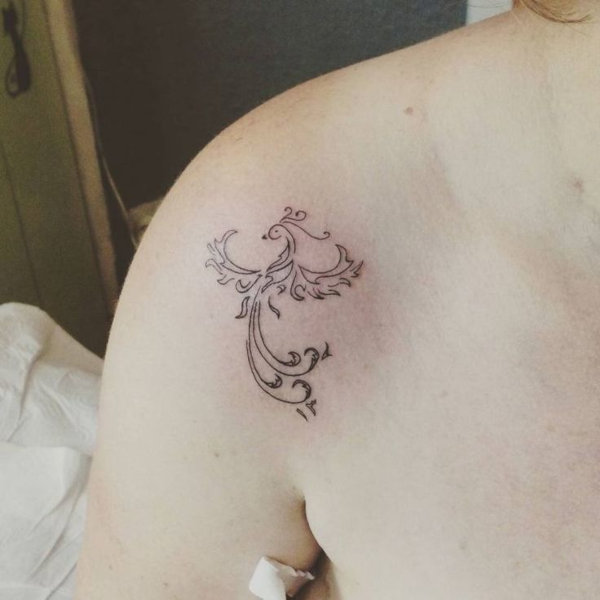 Vanessa - Phoenix rebirth tattoo