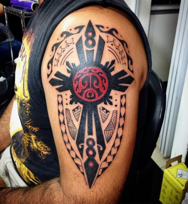 Wili - Filipino sun turtle tattoo